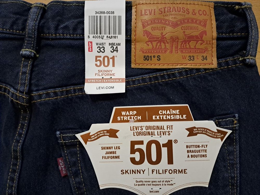 Levi's 501 skinny filiforme stretch outlet extensible