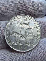 Portugal 5 Escudos 1947 “Caravela” Silber