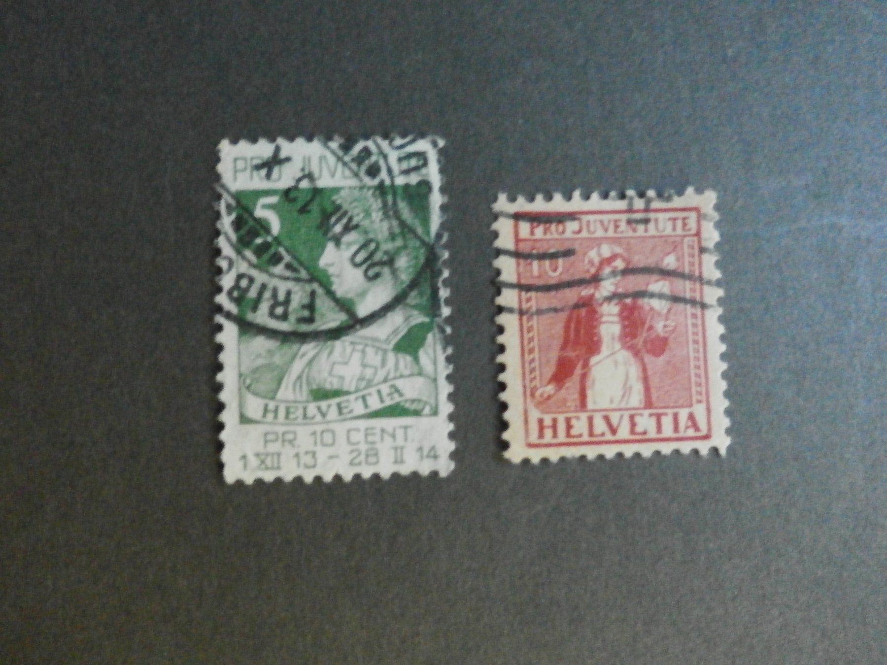 Tutti i francobolli: CH Pro Juventute 1913+1917 – Usato da Kehrsatz venduto da Bernherb2