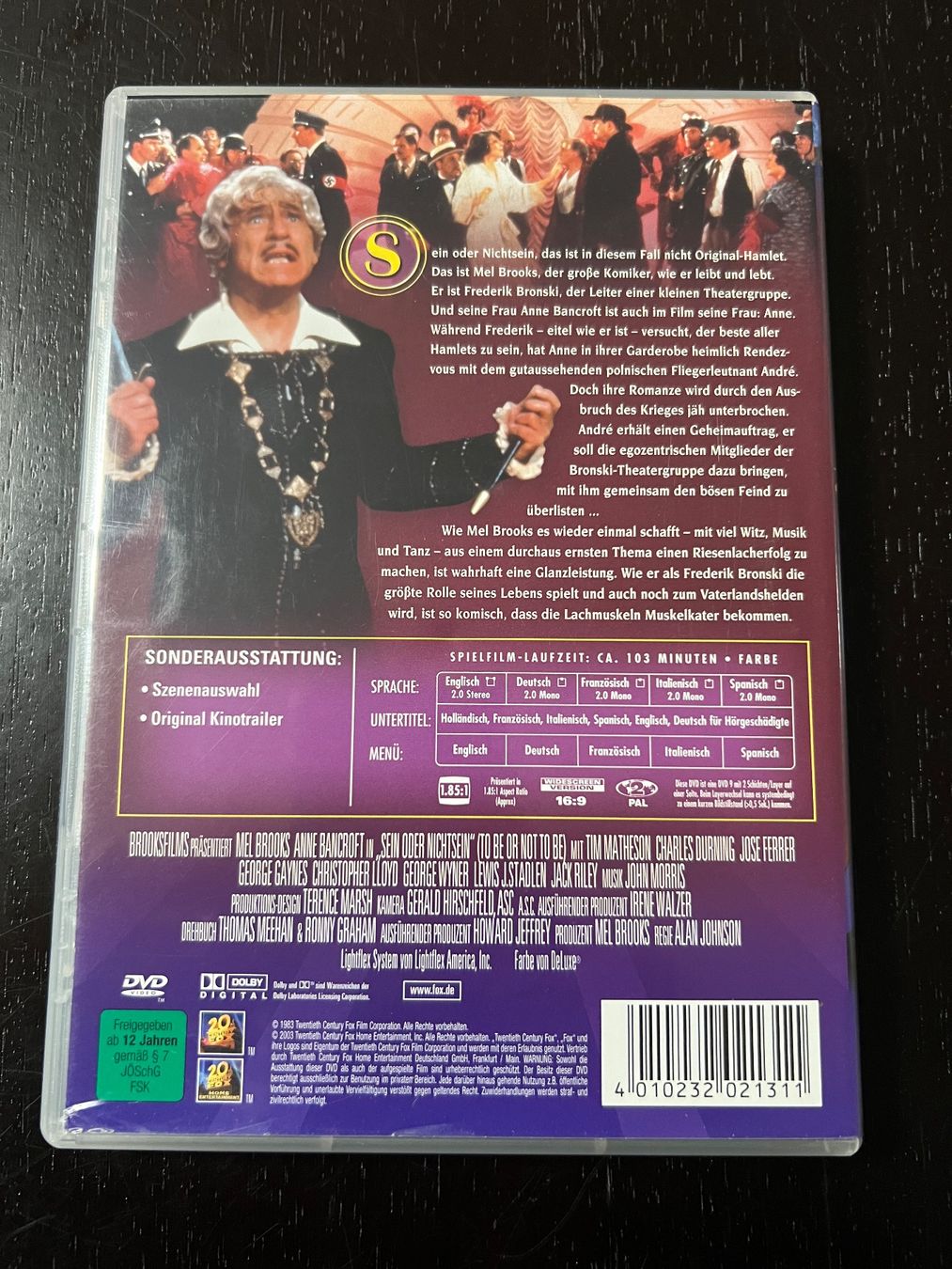 Tutti i DVDs: Sein oder Nichtsein / To Be Or Not To Be, DVD, FSK12 – Usato da Jona venduto da brandillo83 1