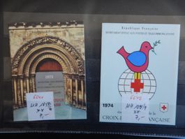 Frankreich Lot mit 2 schönen MH ** Lot VIII