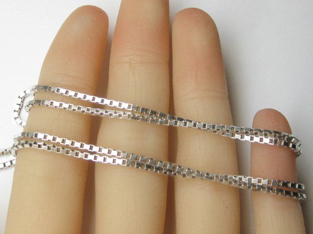 Catenine: Venezianer Kette Silber 925 / 50 cm – Usato da Ermatingen venduto da Decovin 1