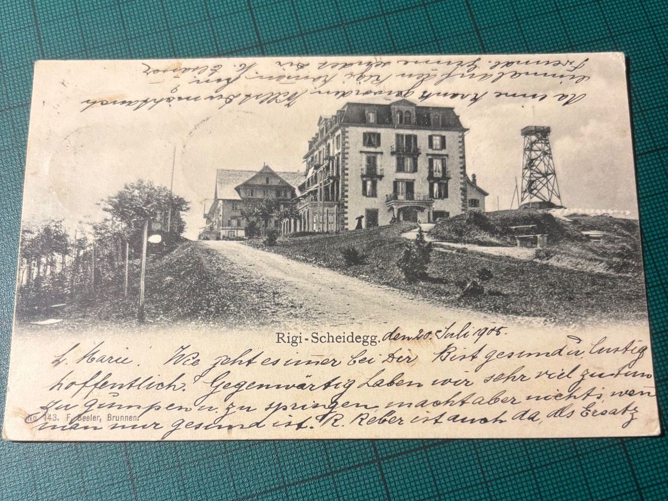 Ansichtskarten: AK RIGI-SCHEIDEGG 1905. – Gebraucht aus Utzenstorf von Rose0303 1