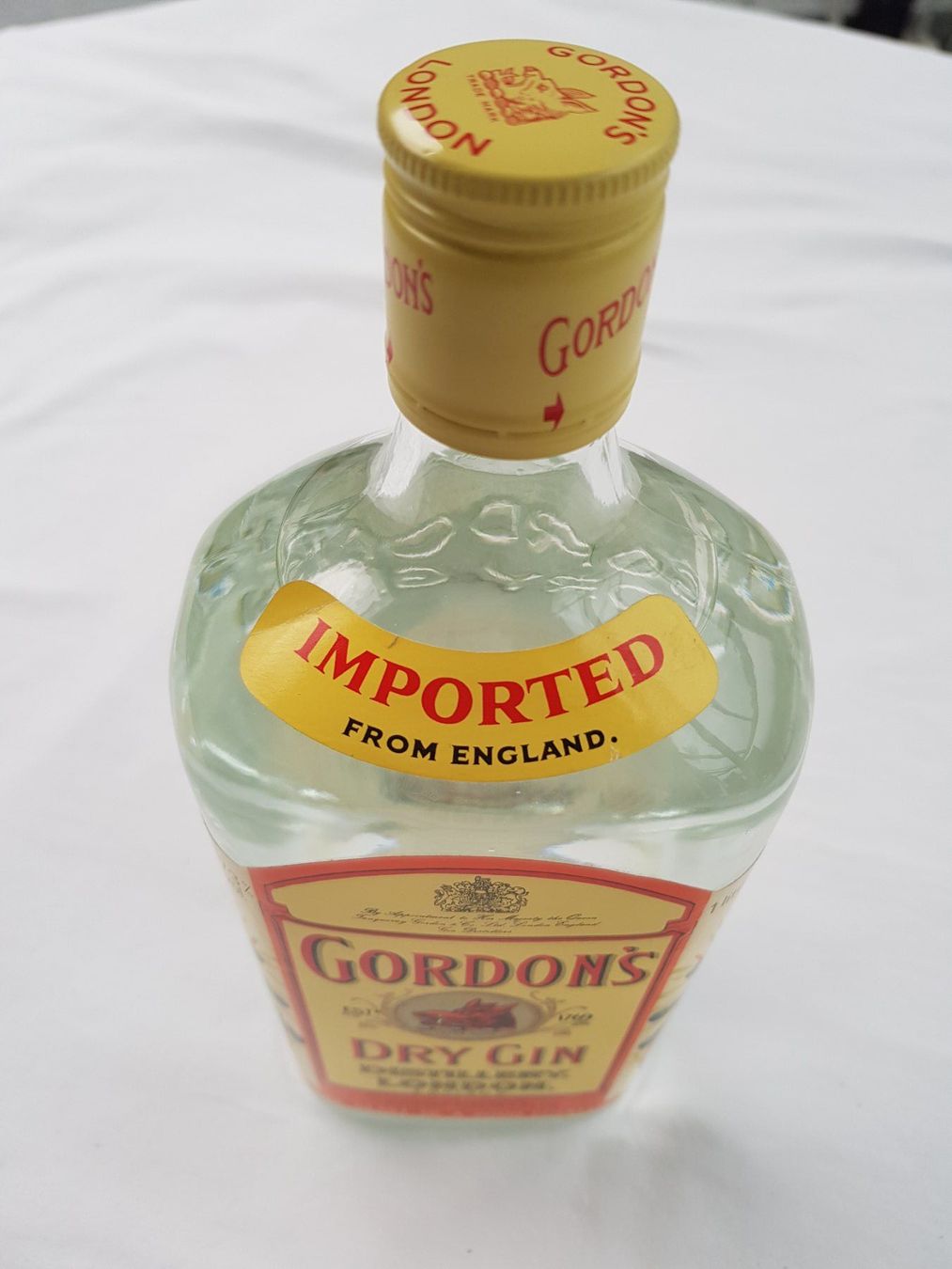 Bevande alcoliche: Vintage "Gordon's Dry Gin" aus den 1990er Jahren – Nuovo e nell'imballaggio originale da Näfels venduto da SuEdHe 2