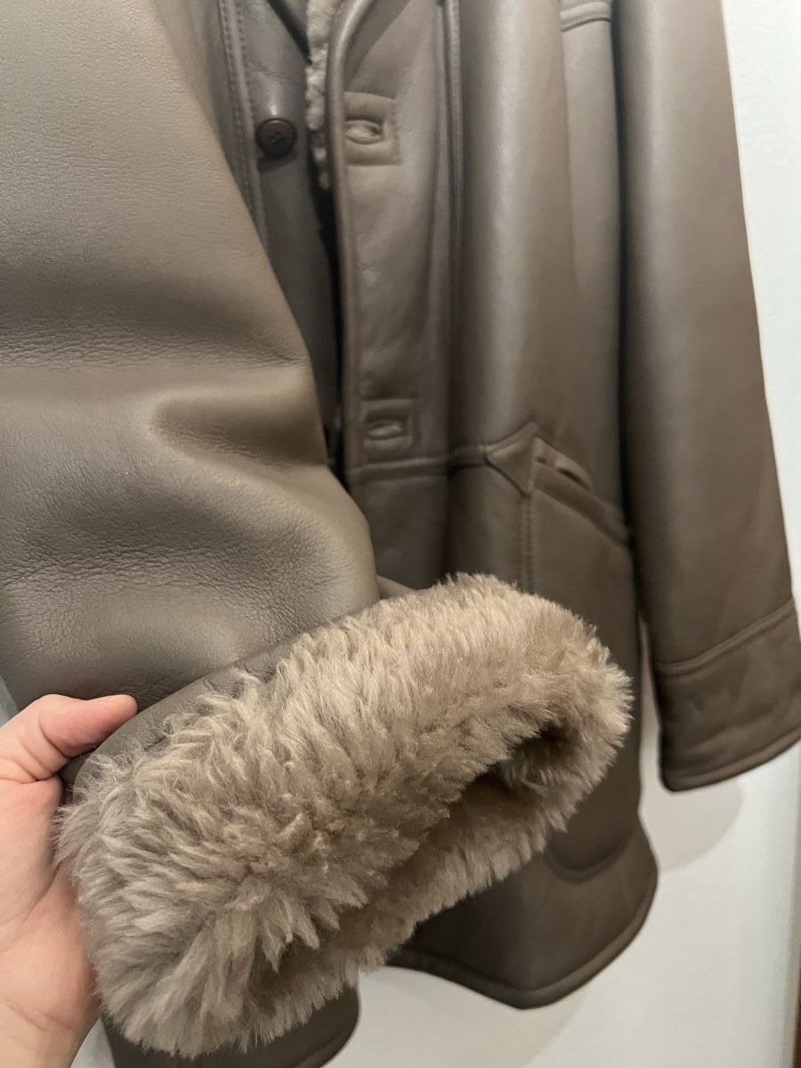 Giacche: Original Shearling Lederjacke mit Lammfell – Gr. 50 – Nuovo e nell'imballaggio originale da Basel venduto da SimpleE 1