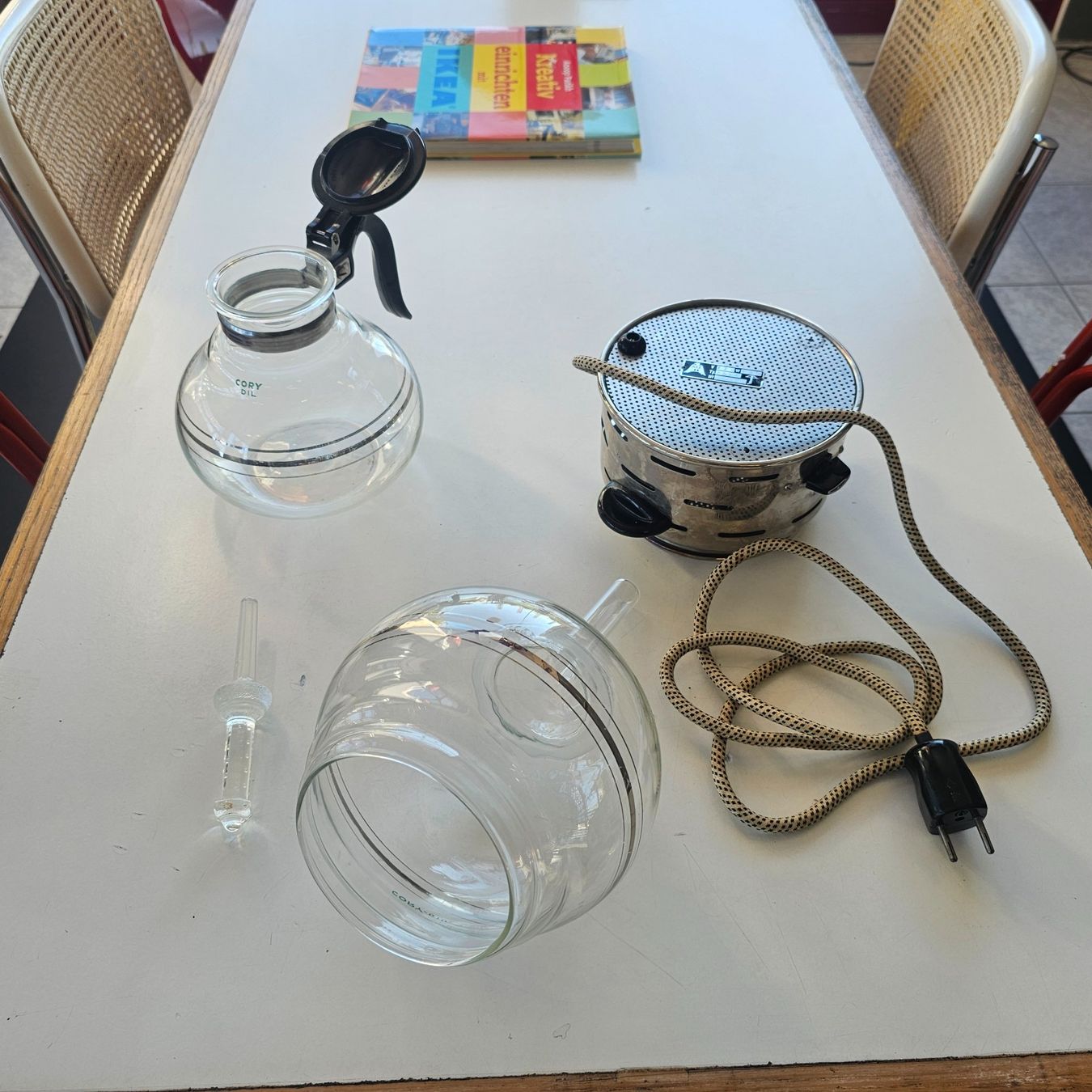 Kaffeemaschinen & Espressomaschinen: Cory Vacuum Coffee Maker USA Kaffeekoffer Mid Century – Gebraucht aus Nottwil von Wondewa-Shop 4