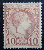 Monaco Kat. 4 * 1885 Kat. 90 Euro