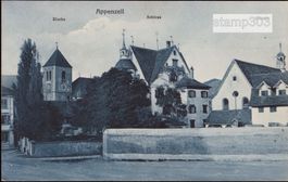 AK Appenzell - Kirche - Schloss-Kloster