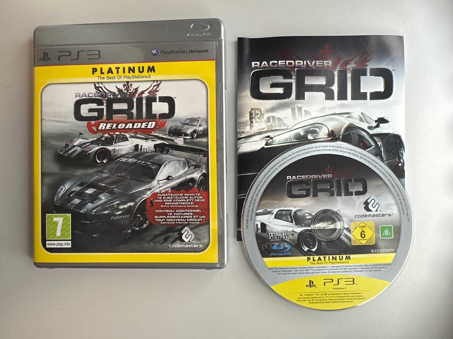 Sony Giochi: Racedriver Grid Reloaded - PS3 – Usato da St.gallen venduto da taduz