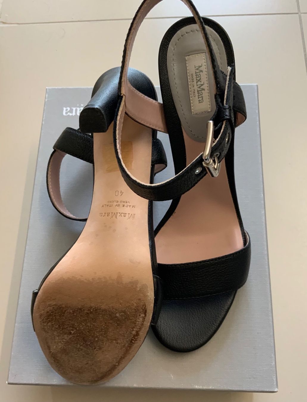 Max Mara Scarpe da donna: Max Mara sandales – Usato da Vandoeuvres venduto da Boussy74 4