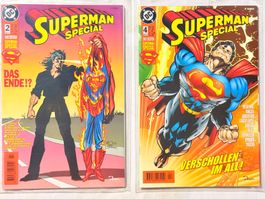Superman Special Comics 2 & 4, guter Zustand, Deutsch.