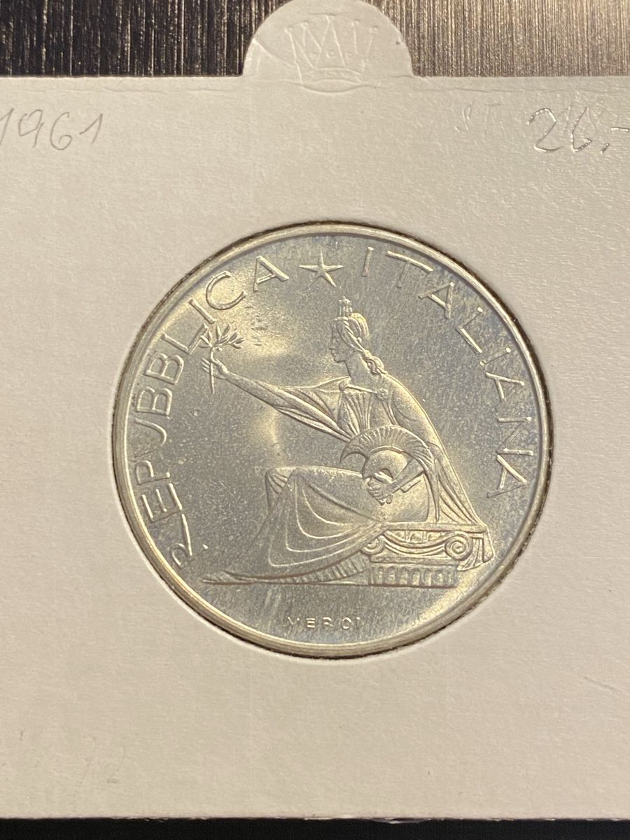Tutti le monete: Italie, 500 Lire 1961 Argent FDC – Nuovo (secondo la descrizione) da Corsier-sur-Vevey venduto da Ginoarturo