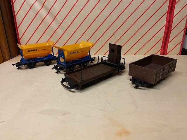 Faller Modelleisenbahnen: Lot mit Güterwagen Faller E- Train Spur 0e – Gebraucht aus Rudolfstetten von Rrst1968 1