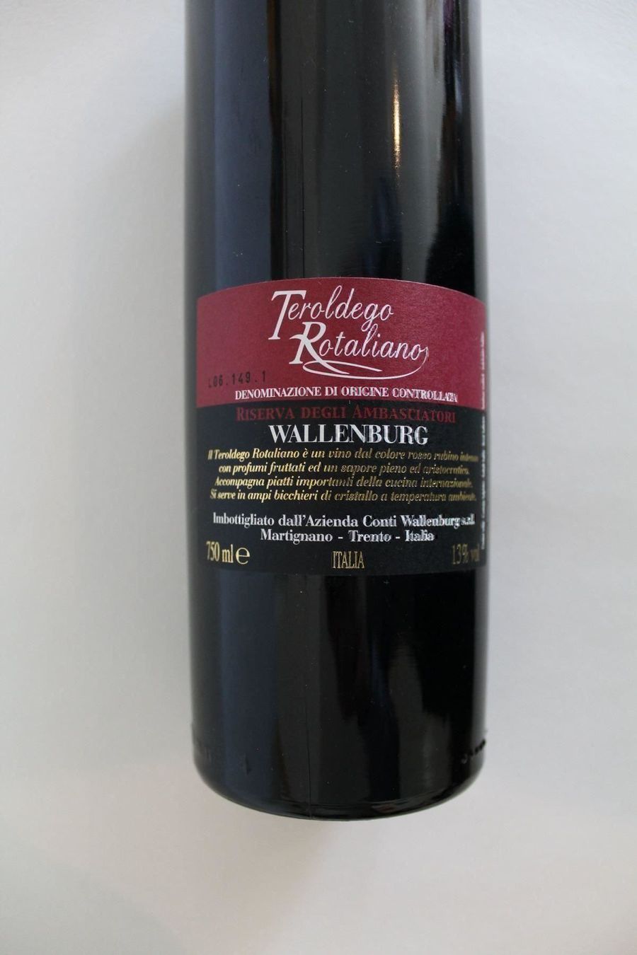 Wein: Teroldego Rotaliano Reserva IGT 2004 – Neu und originalverpackt aus Bassersdorf von pewi45 1