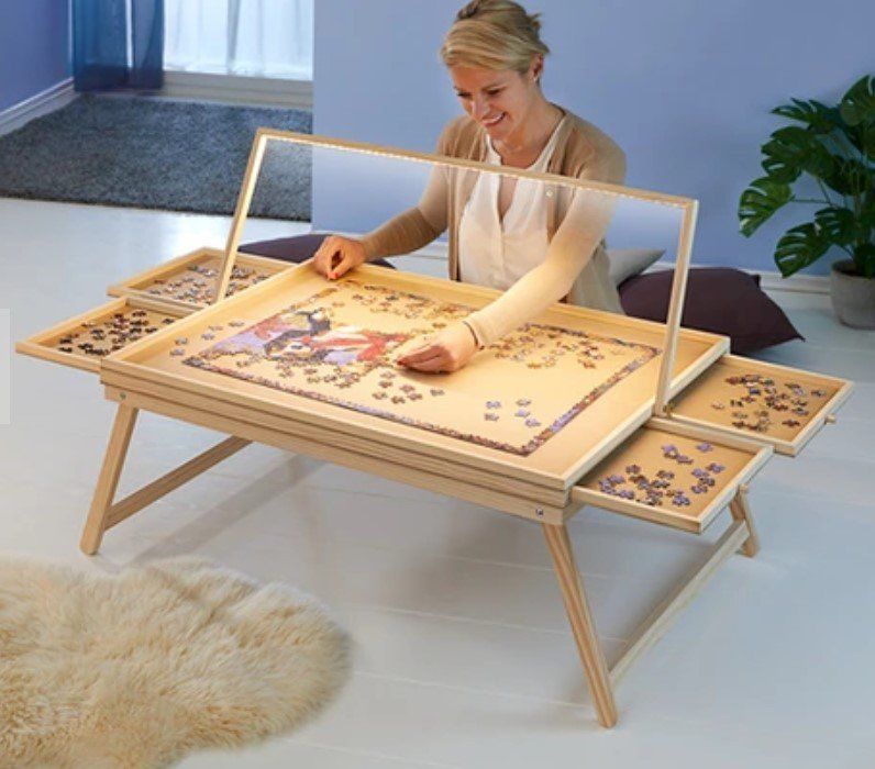 Puzzletisch 1000 Teile Mit Led