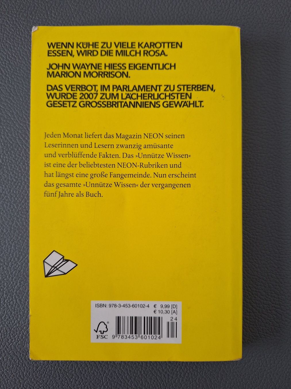 Libri: NEON Unnützes Wissen – Usato da Dietlikon venduto da Pgm16 1