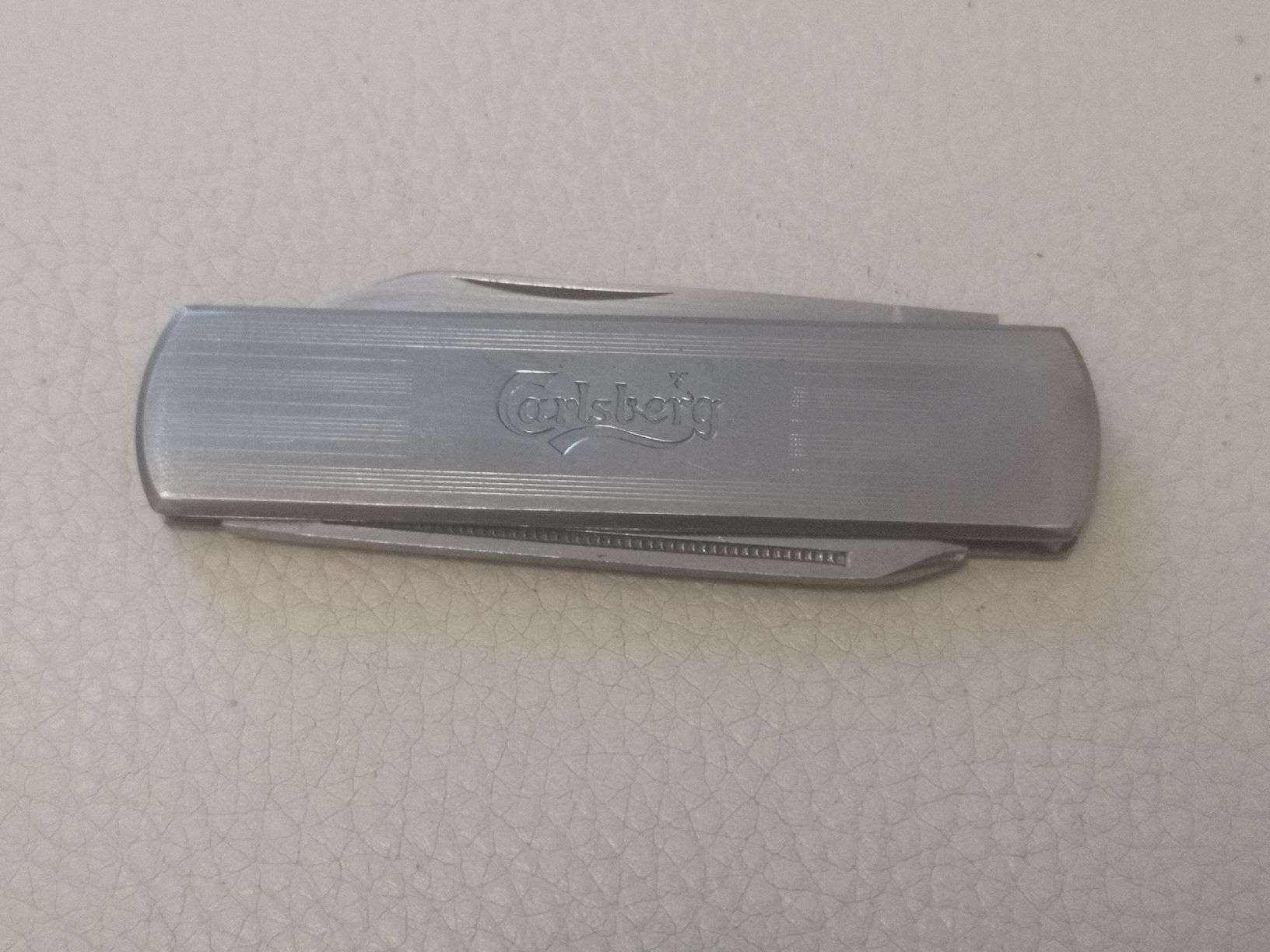 Taschenmesser: Carlsberg Taschenmesser, Edelstahl, – Gebraucht aus Belp von mar_76s8 3
