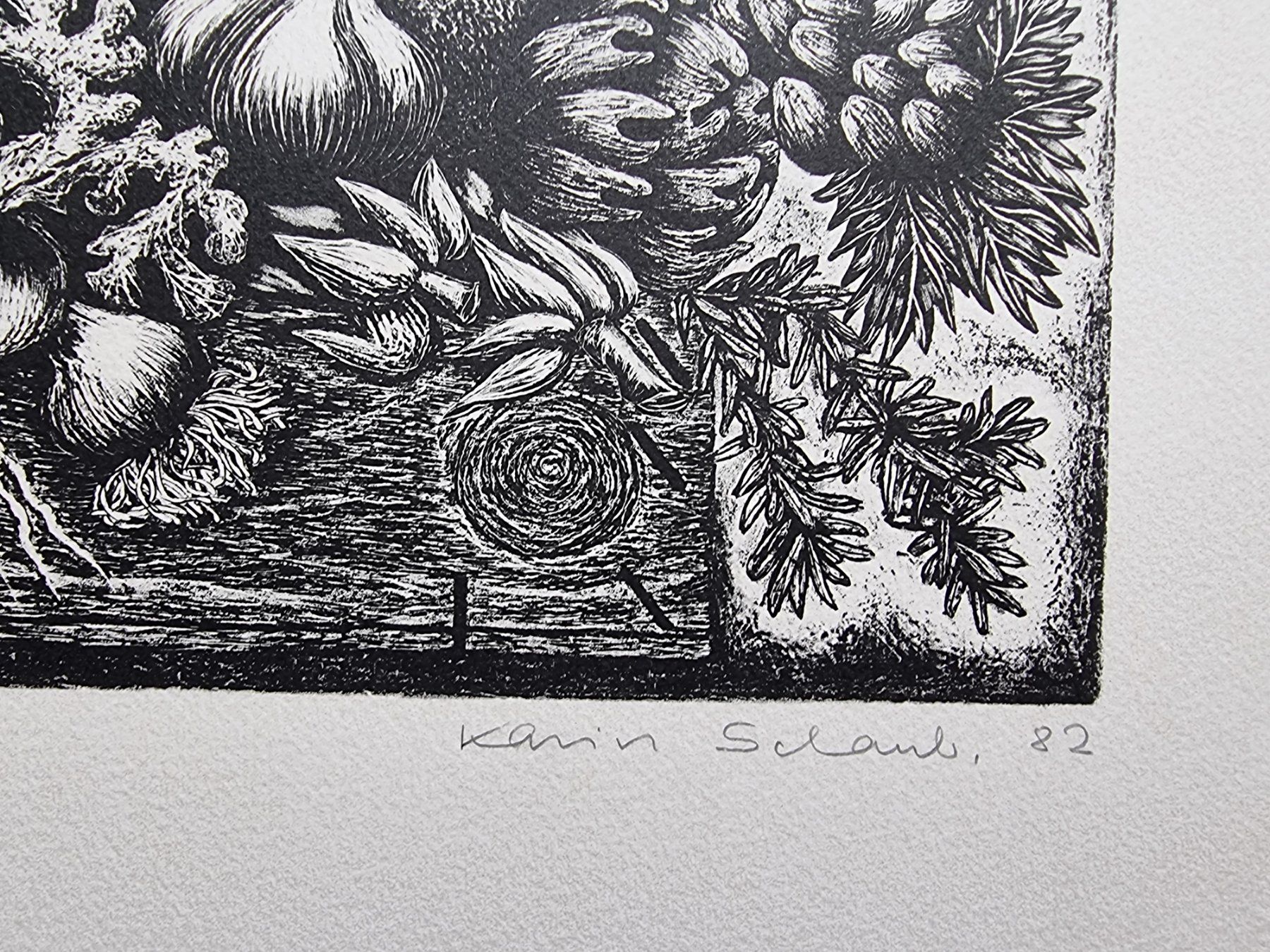 Grafica & Litografie: KARIN SCHAUB  LITHOGRAPHIE SIGNIERT NUMMERIERT – Usato da Gersau venduto da kunst-online 1