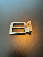 BURBERRY Gurtschnalle, abnehmbar, silberfarben, 7.5 X 3.5 cm