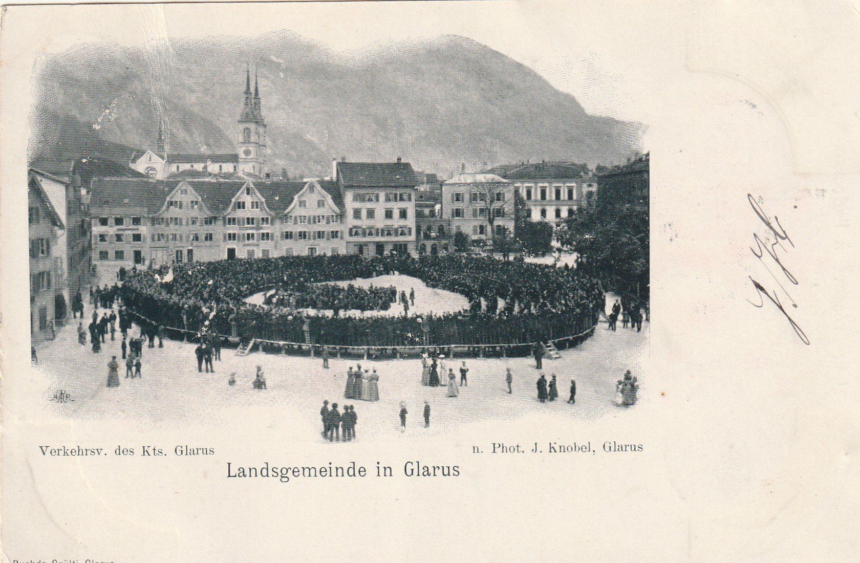 Cartoline postali: Glarus Landsgemeinde – Usato da Rorschacherberg venduto da fratovi2