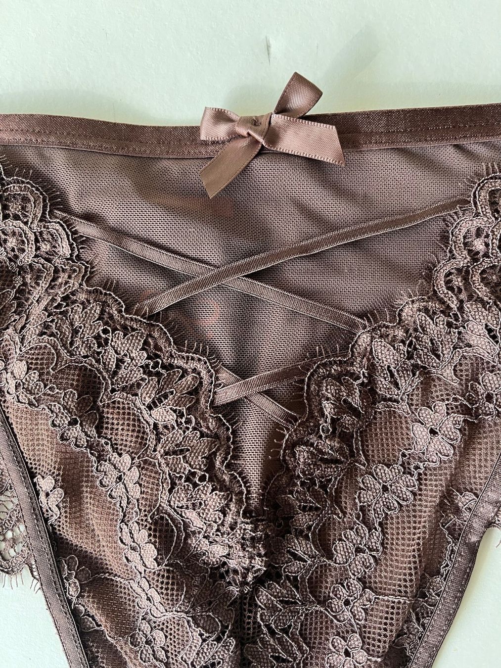 Hunkemöller Altra biancheria intima: HUNKEMÖLLER, String DAISY, Grösse 3XL, Farbe Dunkelbraun – Nuovo e nell'imballaggio originale da Rudolfstetten venduto da gst_g7xl 1