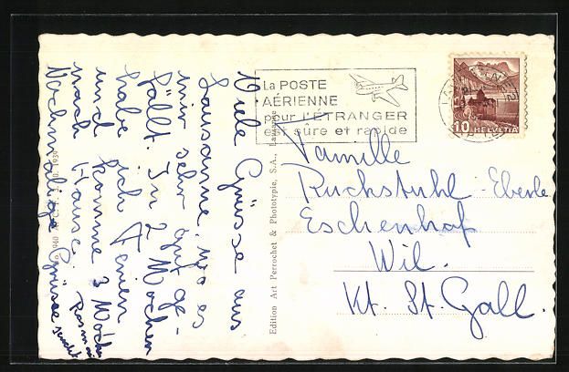 Cartoline postali: AK Lausanne, Ecole de Commerce – Usato da Berlin venduto da bartko-reher 1