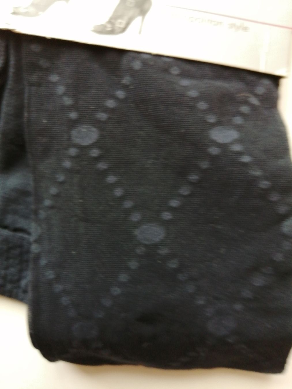 Calze & Collant: Freespirit Damen Strumpfhose Blau gemustert, Grösse 44-46, – Nuovo e nell'imballaggio originale da Honau venduto da holunder3 3