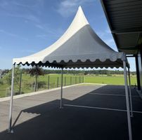 Festzelt 4x4m Spitzzelt Profizelt