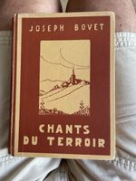 Livre Chants du terroir Joseph Bovet bon état