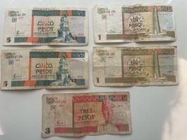 F 603 ) Kuba Total 15 Peso Noten