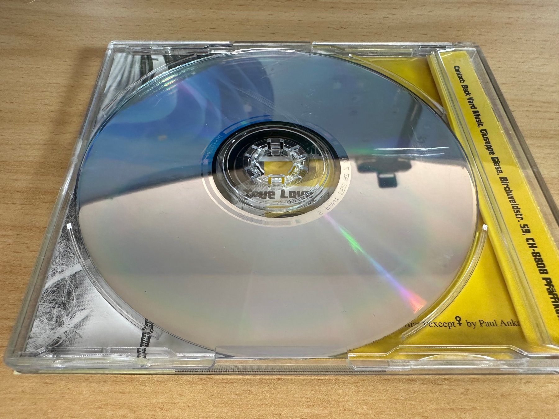 CD: Back Lash - Diana - Single CD – Usato da Rikon im Tösstal venduto da Alpenmutz 1
