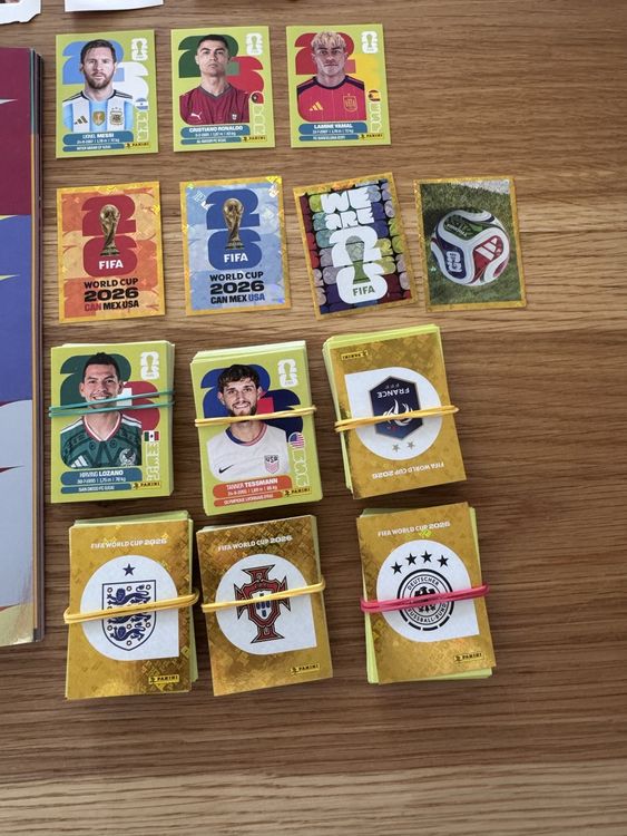Panini WM 2026 Album leer+Sticker ca.620+Coca Cola 9 Sticker (Neu ...