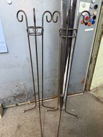 %2 Stk. coole Dekoständer, 1x mit Glas, H: 94cm
