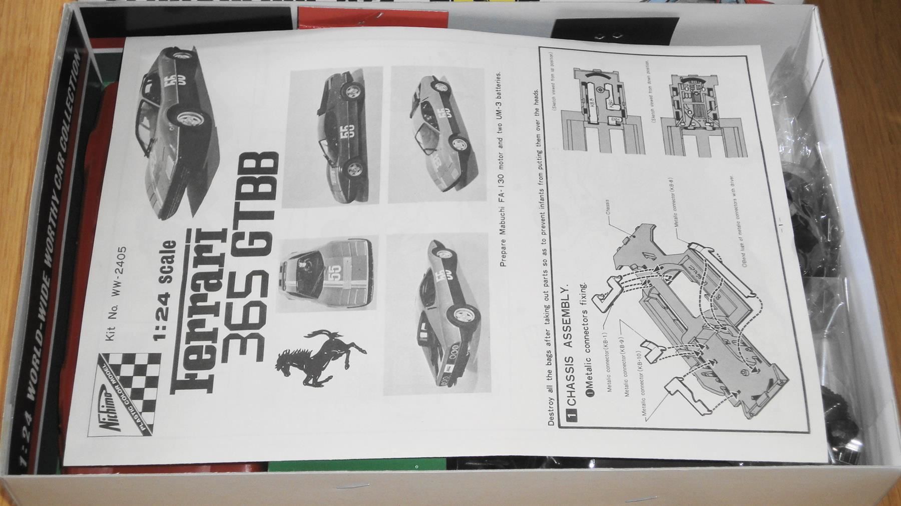 Kit di modellismo & Modellini statici: NICHIMO FERRARI 365 GT4 1:24 – Nuovo (secondo la descrizione) da Frümsen venduto da Malibu69 4