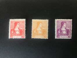 1907, Helvetia Brustbild I  ** / Abart