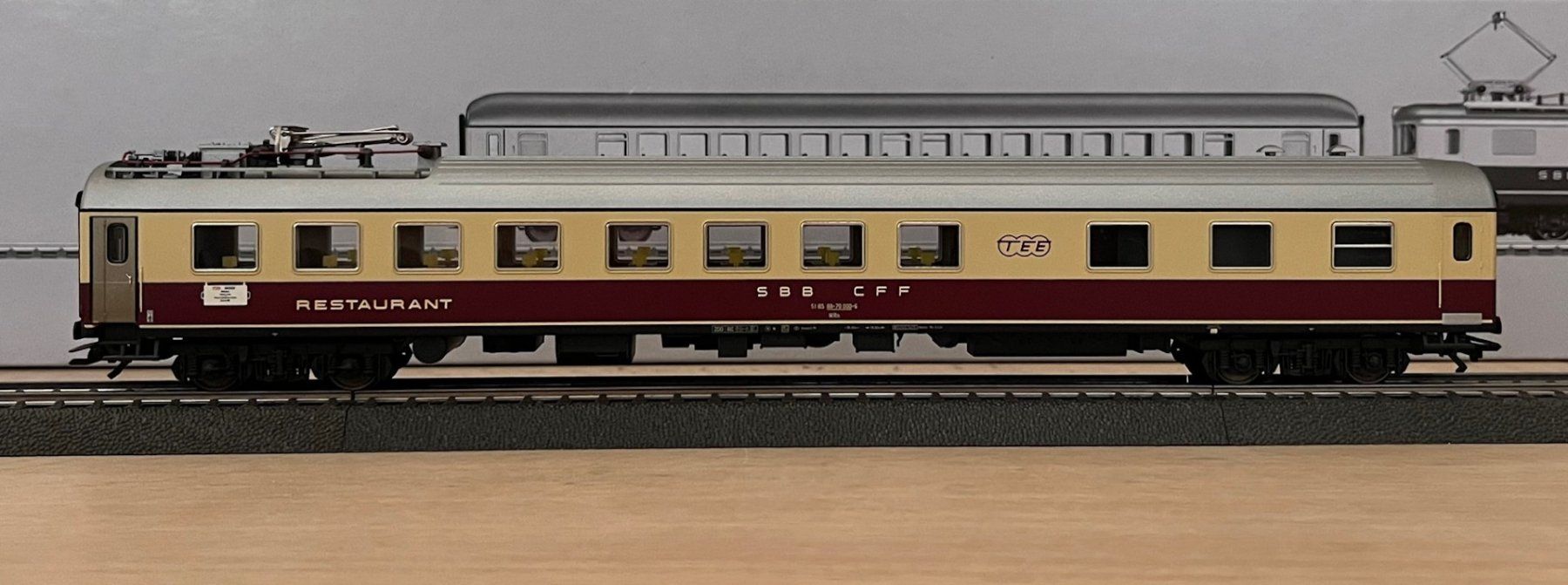 Märklin Modellini di ferrovie: TEE Bavaria Set Märklin - AC digital – Usato da Winterthur venduto da dond1 7