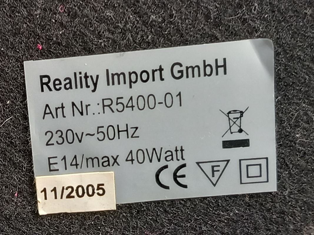Lampes: REALITY IMPORT Lampe – D'occasion à Hünenberg par Restwert_Zug 1