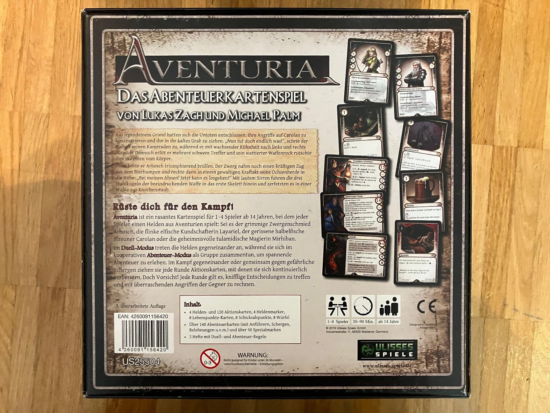 Giochi: Brettspiel Aventuria + Promos/Extras/Organizer – Usato da Widen venduto da Give5 2