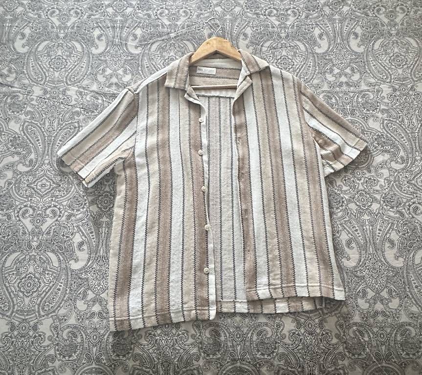 Camicie: Gestreiftes Hemd Zara, Kurzarm Gr: S – Nuovo e nell'imballaggio originale da Dübendorf venduto da trustedpicks