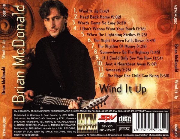 CDs: Brian McDonald – Wind It Up - Vergriffen! - a – Gebraucht aus Brittnau von Zibu 1