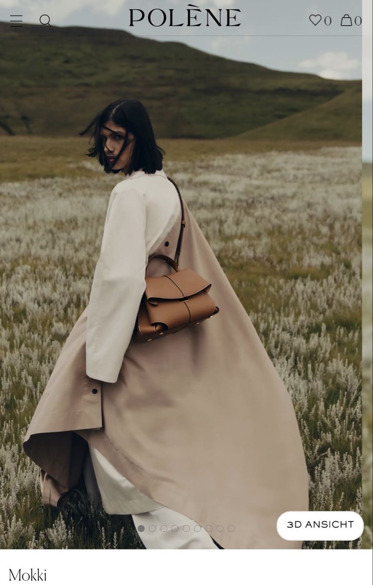 Polène Borse da donna: BAG POLENE EDITION CAMEL GRAINED LEATHER – Nuovo e nell'imballaggio originale da Weiach venduto da kal_w8bk 6