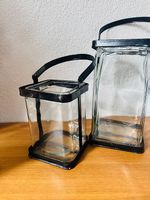 Windlichter aus Glas und Metall