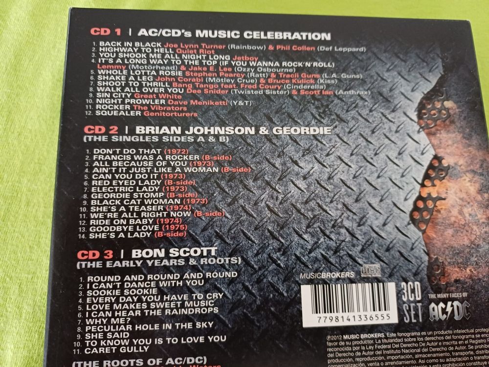 3CD Many Faces OF AC DC Tribut T ( Geordi/ Bon Scott and ) (Gebraucht ...