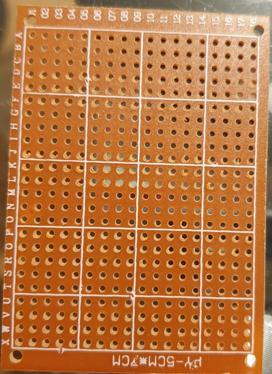 Produktbild von 10 Stück QUARKZMAN Steckbrett Löten – 70x50 Mm, Doppelseitig Verzinnt, Grün, Lochraster 2,54 Mm Für DIY-Elektronik