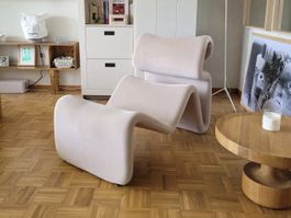 ETCETERA Loungesessel | Lounge Liege in SAND