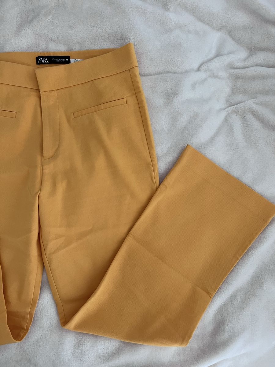 Zara Pantaloni: Zara Stoffhose orange - Grösse 38 – Usato da Wil SG venduto da xrnvani 3