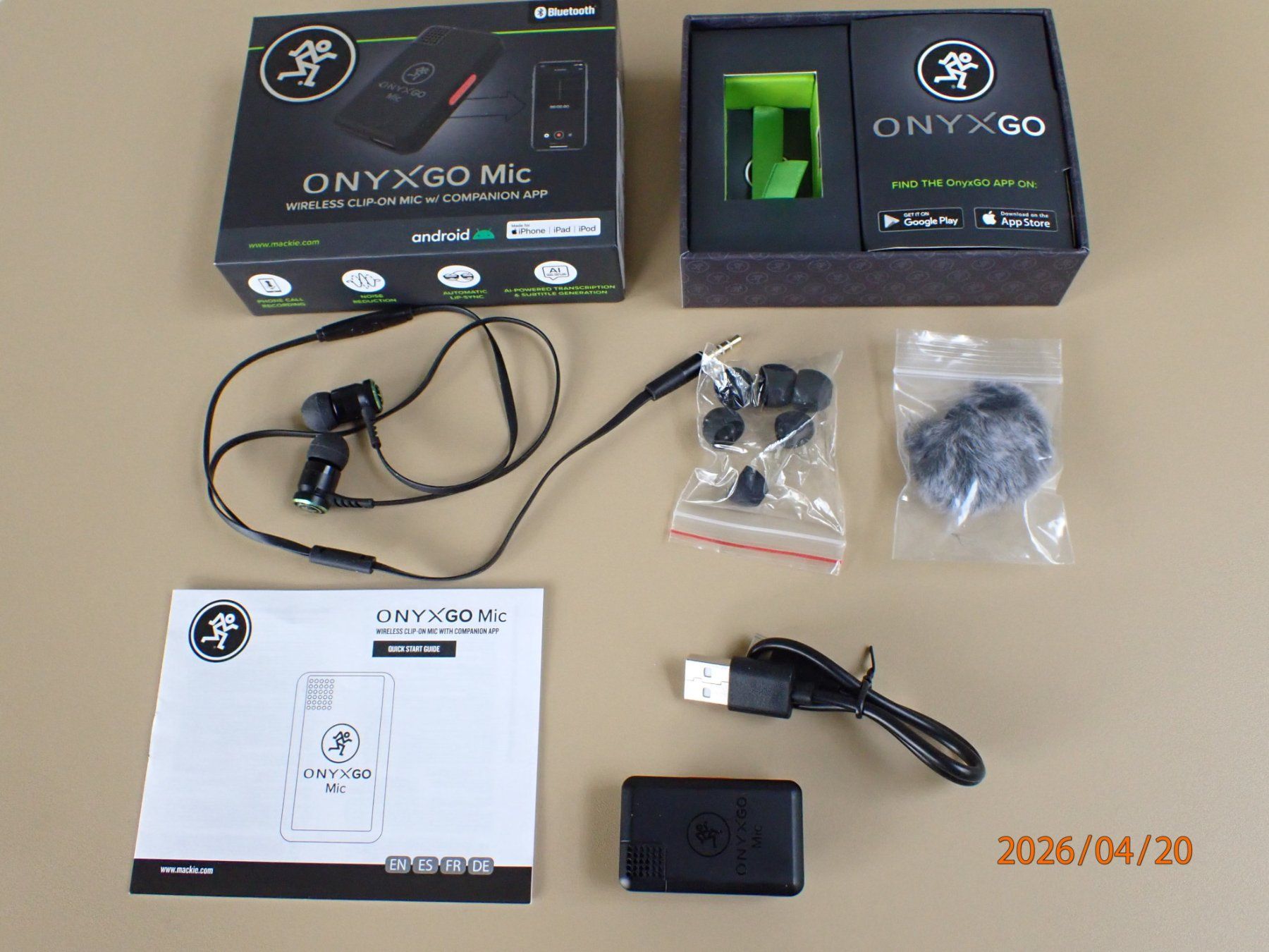 Mackie Microfoni: Mackie OnyxGO Mic / Drahtlos Mikrofon – Usato da Luzern venduto da Ez0