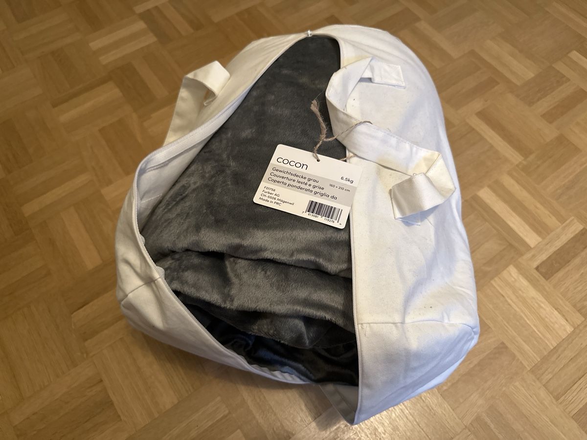Coperte: Cocon Weighted Blanket, grey - excellent condition – Nuovo (secondo la descrizione) da Basel venduto da AlexC88