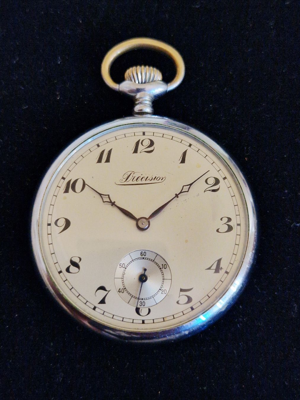 Orologi: Montre de poche mécanique "Précision" - Vintage – Usato da Undervelier venduto da Tufitufi7