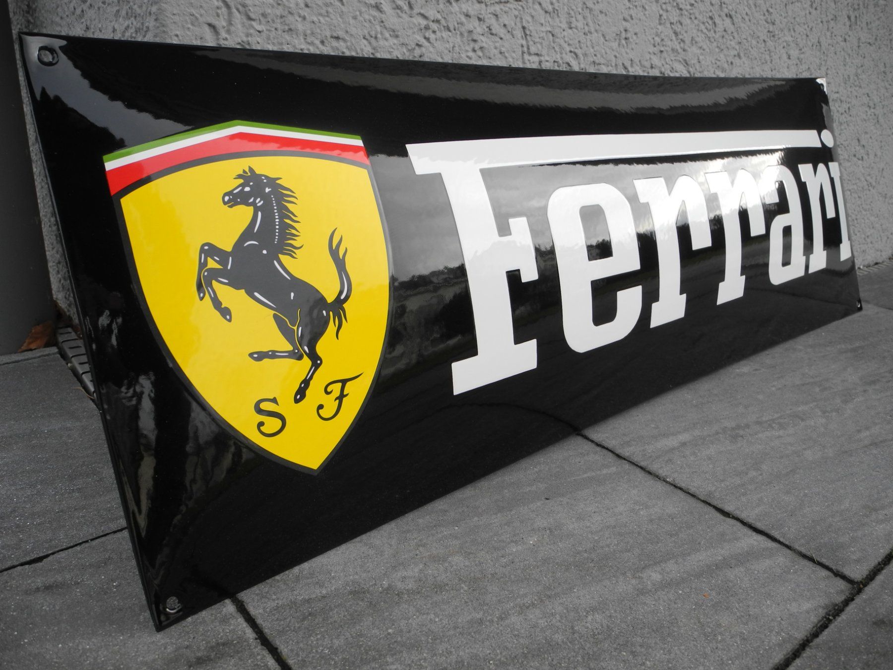 Ferrari Schilder: XXL FERRARI EMAILSCHILD – Gebraucht aus Reinach AG von Huckleberrysix 5